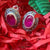 Studs  Poinsettia